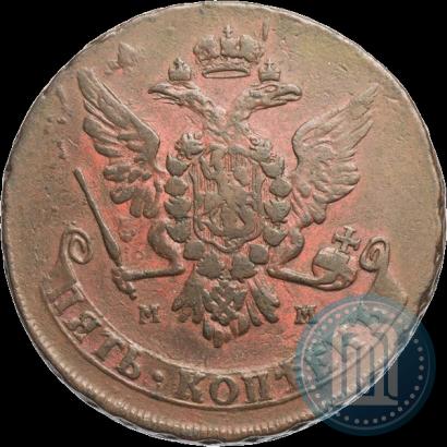 Фото 5 копеек 1766 года ММ 