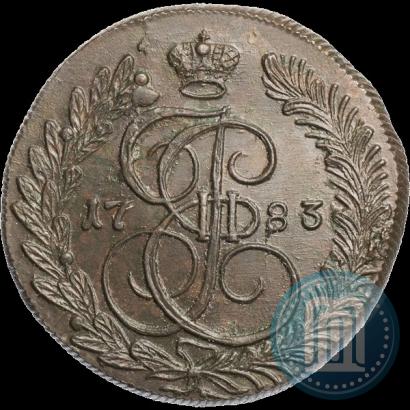 Фото 5 копеек 1783 года КМ 