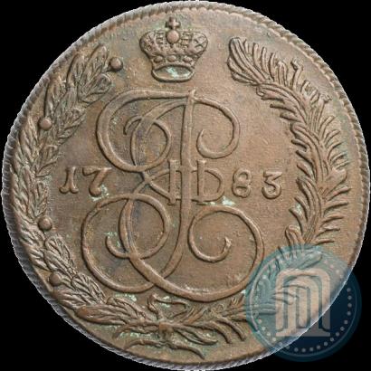 Фото 5 копеек 1783 года КМ 