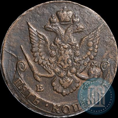 Фото 5 копеек 1788 года ЕМ 
