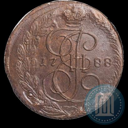 Фото 5 копеек 1788 года ЕМ 