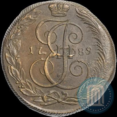 Фото 5 копеек 1789 года КМ 