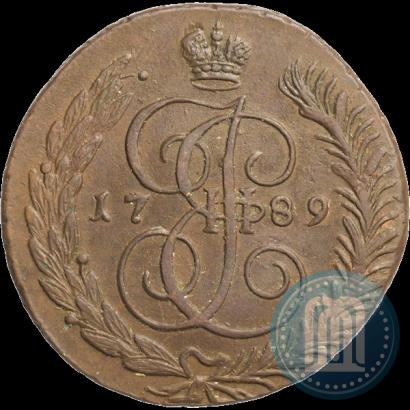 Фото 5 копеек 1789 года АМ 