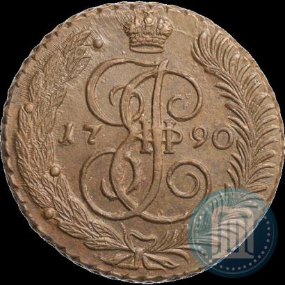 Фото 5 копеек 1790 года АМ 