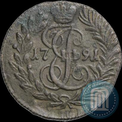 Фото Полушка 1791 года КМ 