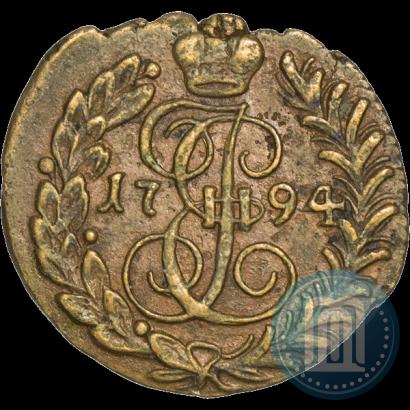Фото Полушка 1794 года КМ 