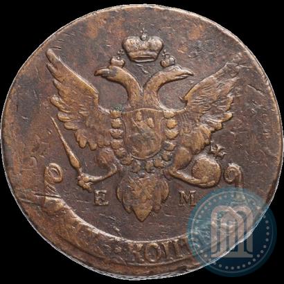 Фото 5 копеек 1793 года ЕМ "Павловский перечекан"