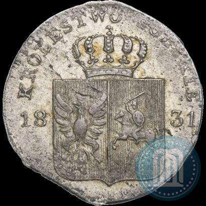 Фото 10 грошей 1831 года KG "Польское восстание"