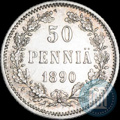 Фото 50 пенни 1890 года L 