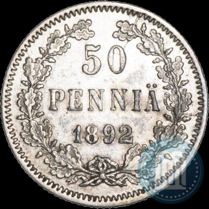 Фото 50 пенни 1892 года L 
