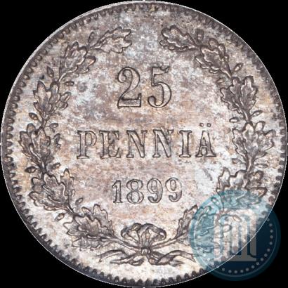 Фото 25 пенни 1899 года L 