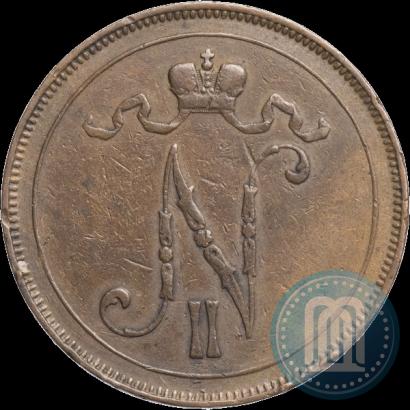 Фото 10 пенни 1899 года  