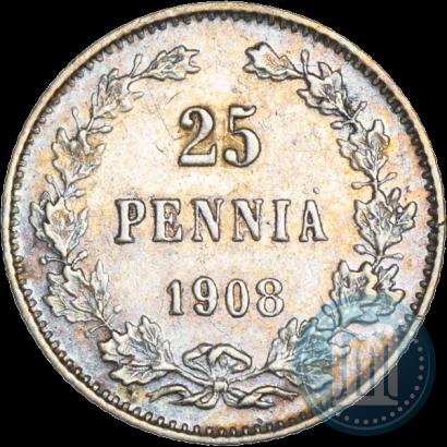 Фото 25 пенни 1908 года L 