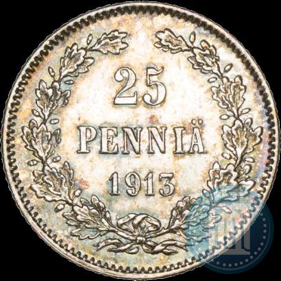 Фото 25 пенни 1913 года S 