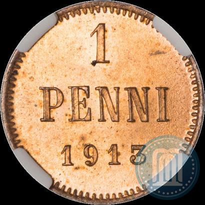Фото 1 пенни 1913 года  
