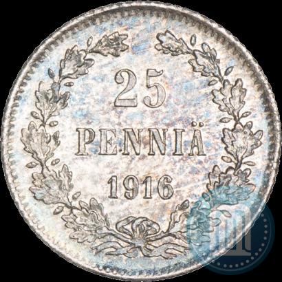 Фото 25 пенни 1916 года S 