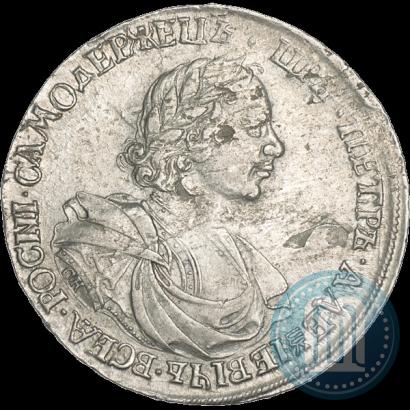 Фото 1 рубль 1718 года OK-L 