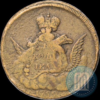 Фото 1 копейка 1755 года  