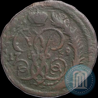 Фото 2 копейки 1759 года  "Номинал под Св. Георгием"