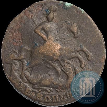 Фото 2 копейки 1761 года  "Номинал под Св. Георгием"