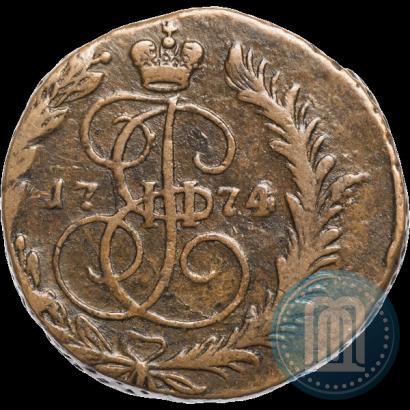 Фото 2 копейки 1774 года ЕМ 