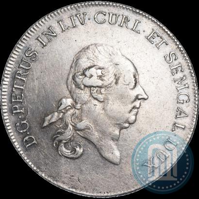 Фото Талер 1780 года  "Петр Бирон. Курляндия"