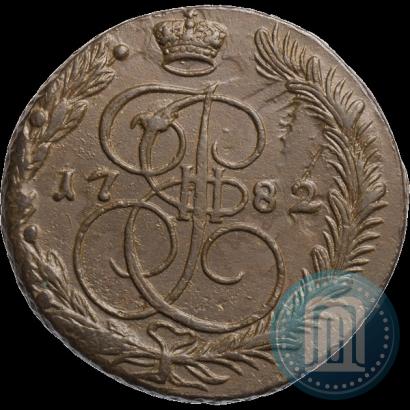 Фото 5 копеек 1782 года ЕМ 