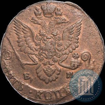 Фото 5 копеек 1782 года ЕМ 