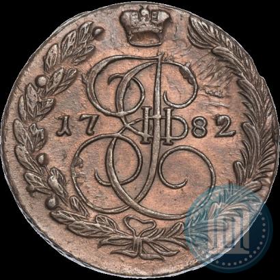 Фото 5 копеек 1782 года ЕМ 