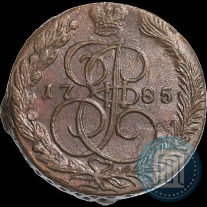 Фото 5 копеек 1785 года ЕМ 