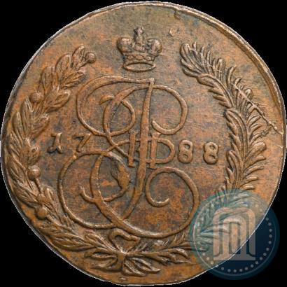 Фото 5 копеек 1788 года ЕМ 