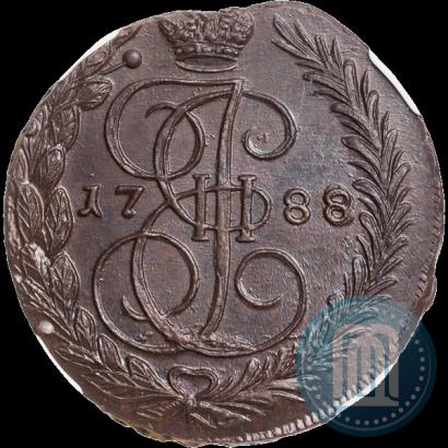 Фото 5 копеек 1788 года ЕМ 