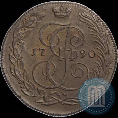 Фото 5 копеек 1790 года КМ 