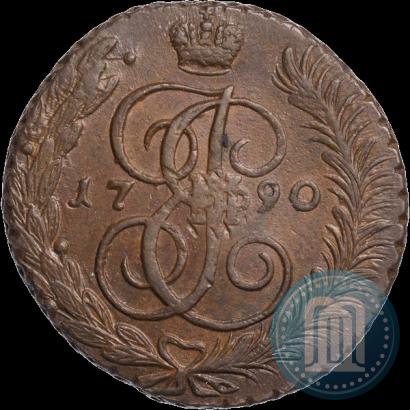 Фото 5 копеек 1790 года АМ 