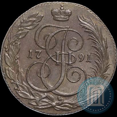 Фото 5 копеек 1791 года КМ 