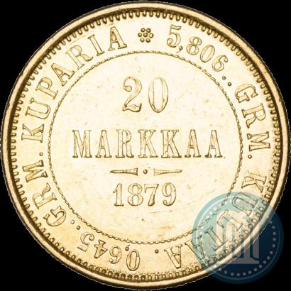Picture 20 markkaa 1879 year S 