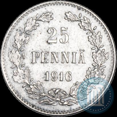 Picture 25 pennia 1916 year S 