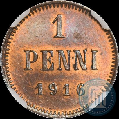 Picture 1 penni 1916 year  