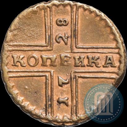 Picture 1 kopeck 1728 year МОСКВА 