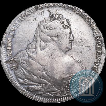 Picture 1 rouble 1740 year  "Moscow type"