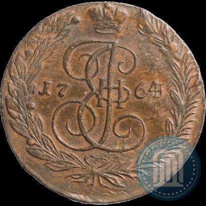 Picture 5 kopecks 1764 year ЕМ 