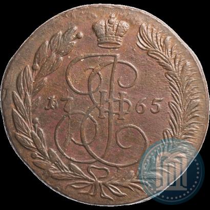 Picture 5 kopecks 1765 year ЕМ 