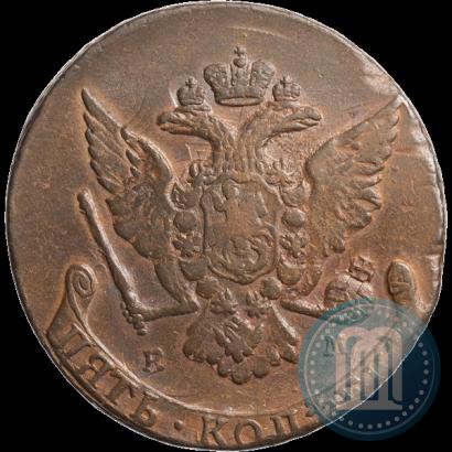 Picture 5 kopecks 1766 year ЕМ 