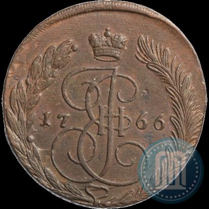 Picture 5 kopecks 1766 year ЕМ 