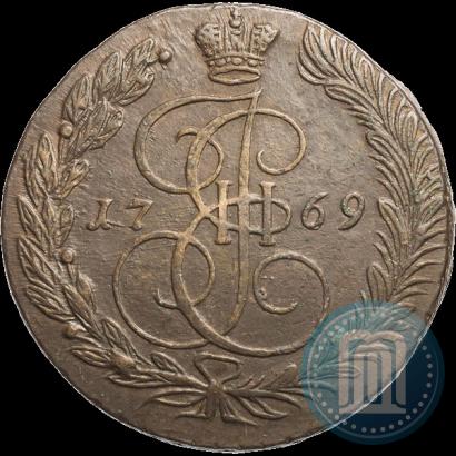 Picture 5 kopecks 1769 year ЕМ 