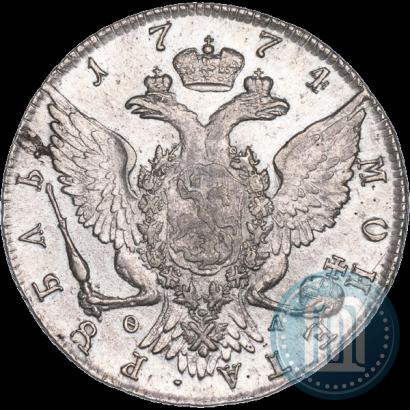 Picture 1 rouble 1774 year СПБ-ФЛ 