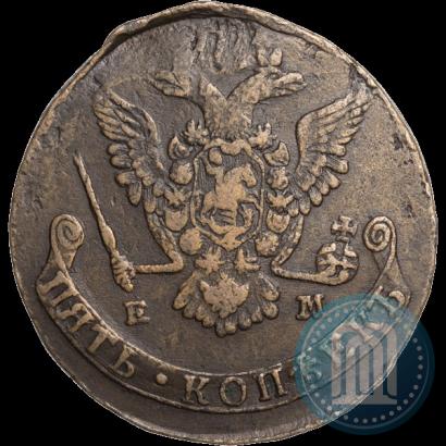 Picture 5 kopecks 1778 year ЕМ 