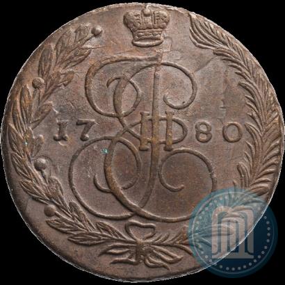 Picture 5 kopecks 1780 year ЕМ 