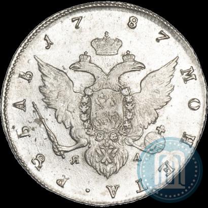 Picture 1 rouble 1787 year СПБ-ЯА 