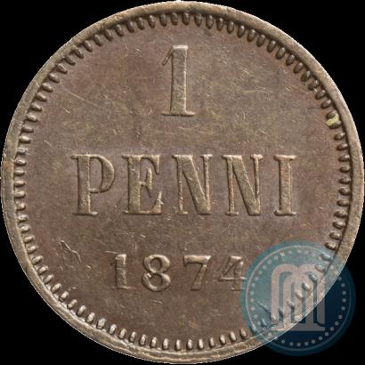 Picture 1 penni 1874 year  